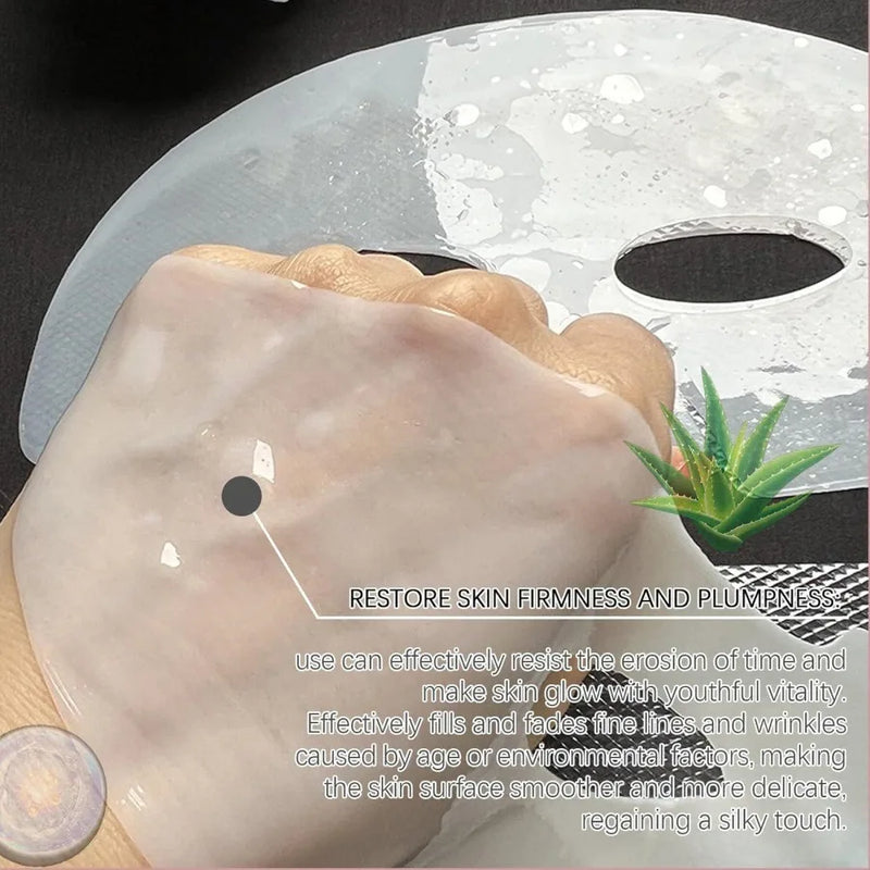 Masque Visage Collagène Bio Nuit - Hydratant Raffermissant Éclat