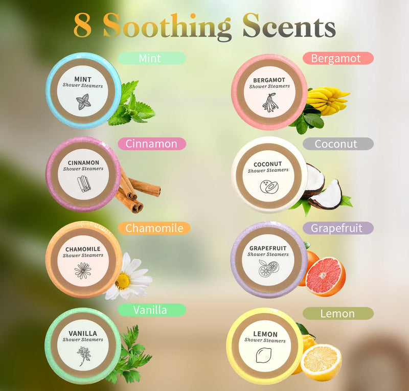 Coffret 8 Bombes de Bain Aromathérapie - SPA Maison Relaxation