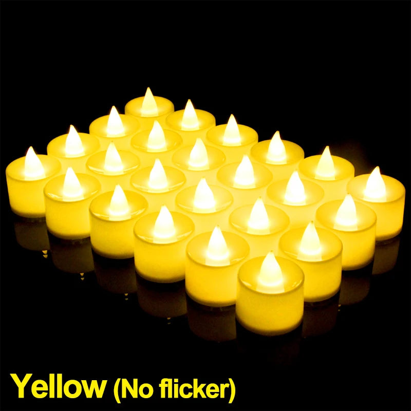 Bougies LED Sans Flamme Piles - Décoration Maison Événements Sécurisées