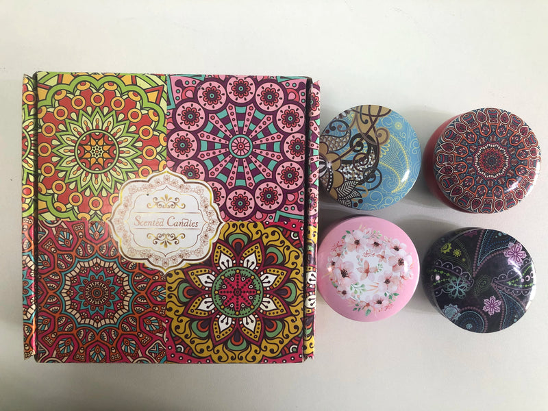 Coffret 12 Bougies Parfumées Cire Soja - Set Aromathérapie Complet