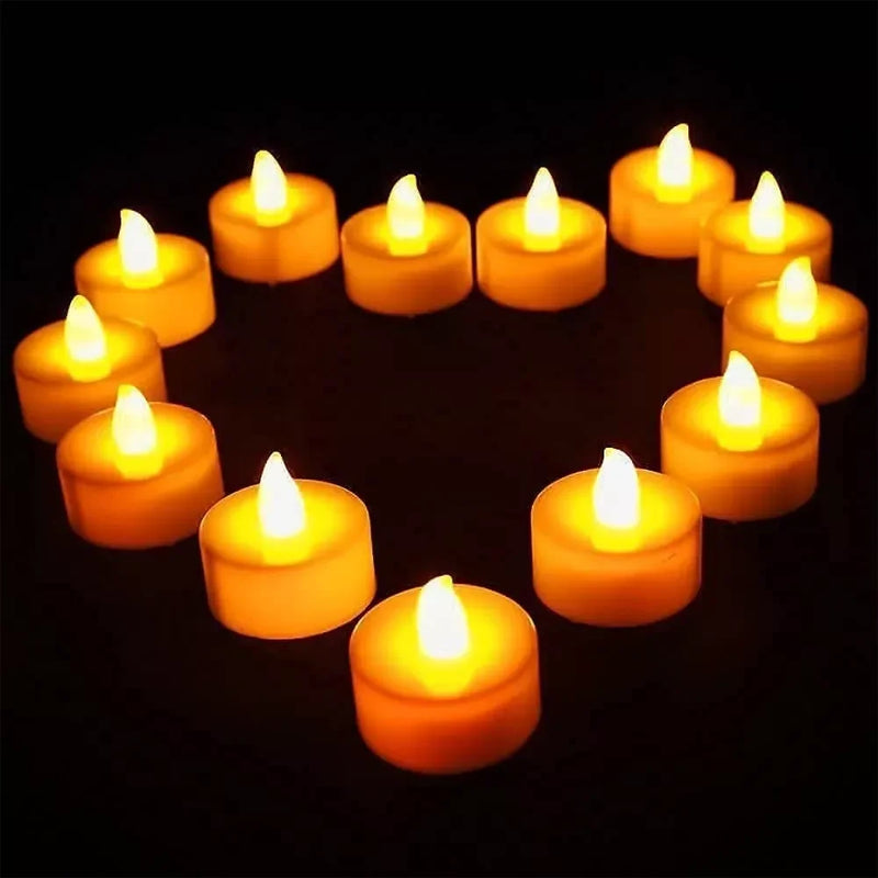 Bougies LED Sans Flamme Piles - Décoration Maison Événements Sécurisées