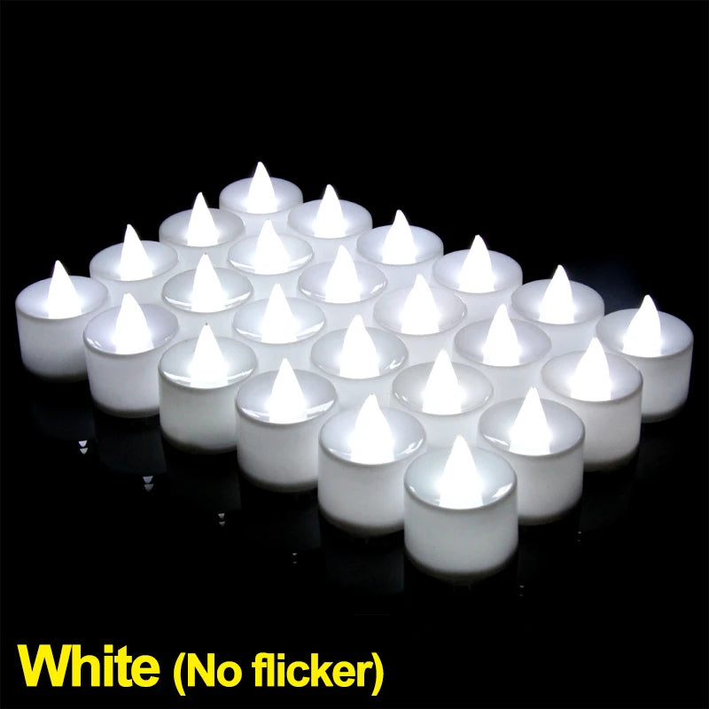 Bougies LED Sans Flamme Piles - Décoration Maison Événements Sécurisées