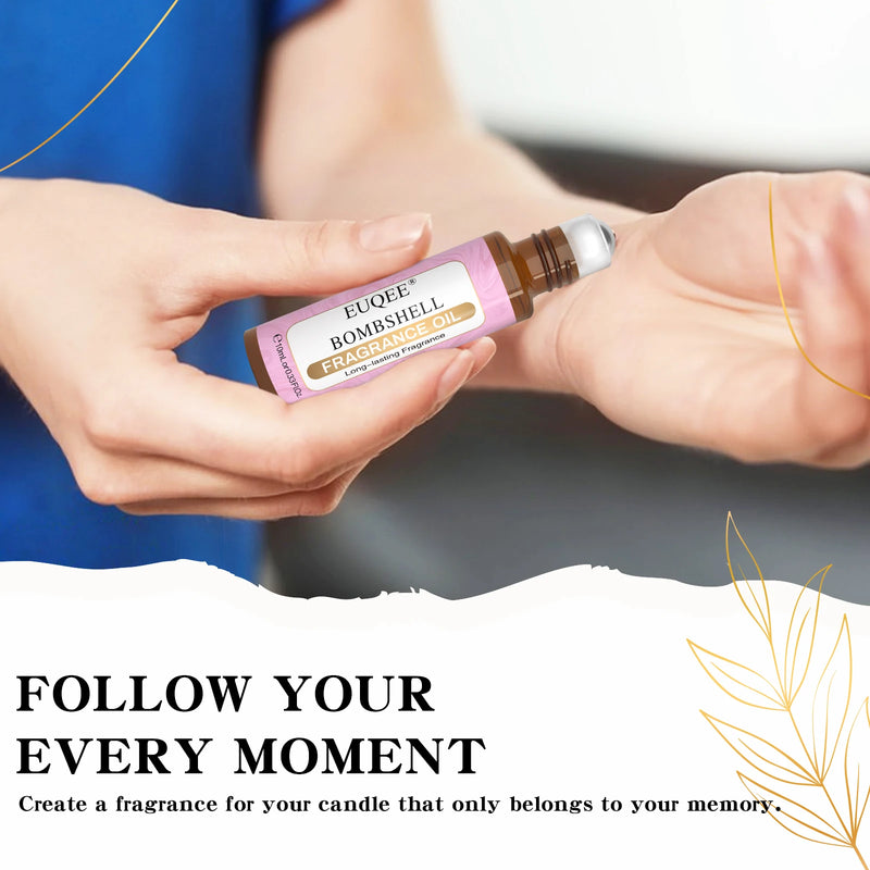 Huile Parfumée Roll-On 10ml EUQEE - Parfum Longue Durée Mixte