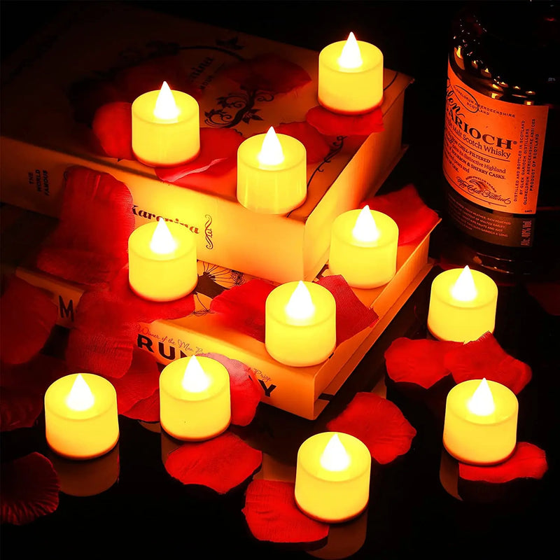 Bougies LED Sans Flamme Piles - Décoration Maison Événements Sécurisées