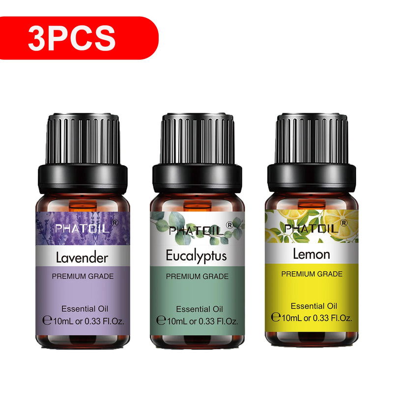 Huile Essentielle 10ml PHATOIL - Lavande Eucalyptus Bergamote Pure