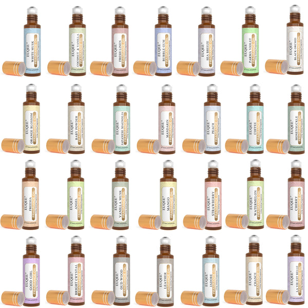 Huile Parfumée Roll-On 10ml EUQEE - Parfum Longue Durée Mixte