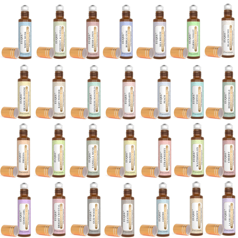 Huile Parfumée Roll-On 10ml EUQEE - Parfum Longue Durée Mixte