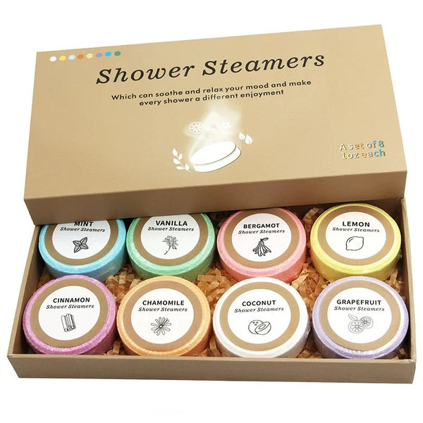 Coffret 8 Bombes de Bain Aromathérapie - SPA Maison Relaxation