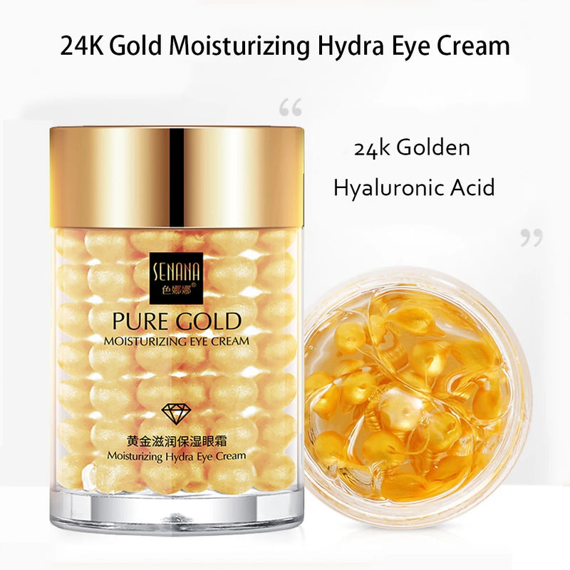 Kit Soin Visage 24K Or Niacinamide - Sérum Anti-Âge Contour Yeux Premium