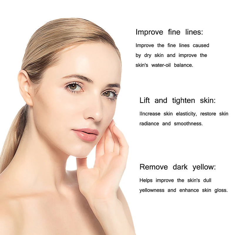 Kit Soin Visage 24K Or Niacinamide - Sérum Anti-Âge Contour Yeux Premium