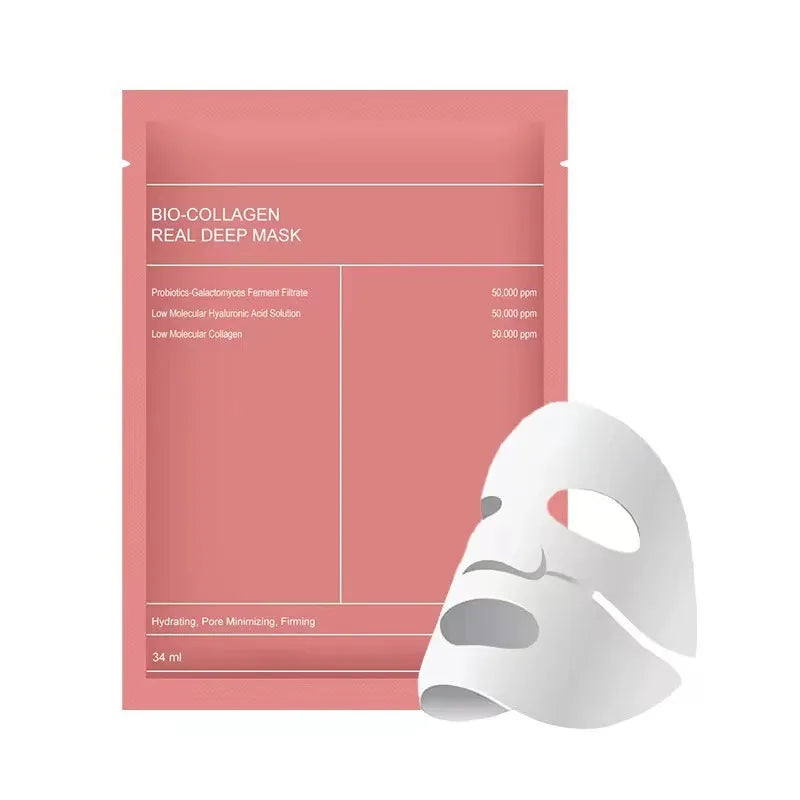 Masque Visage Collagène Bio Nuit - Hydratant Raffermissant Éclat