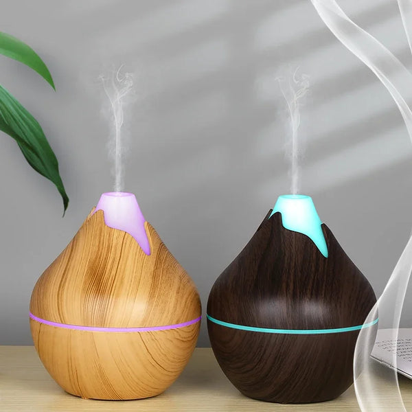 Diffuseur Huiles Essentielles USB 350ml - Humidificateur LED Ultrasonique