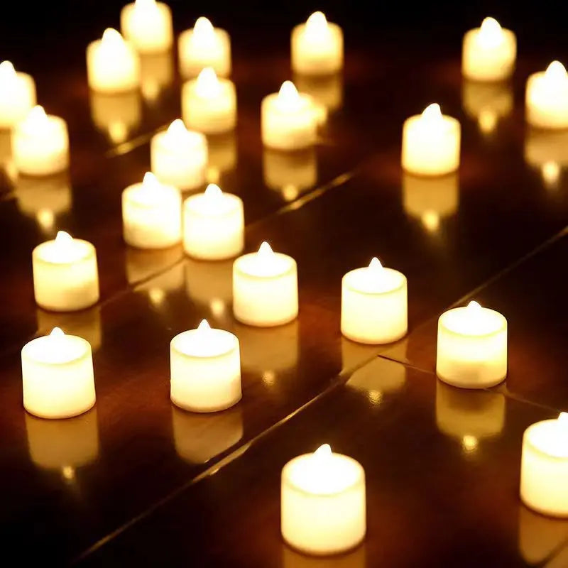 Bougies LED Sans Flamme Piles - Décoration Maison Événements Sécurisées