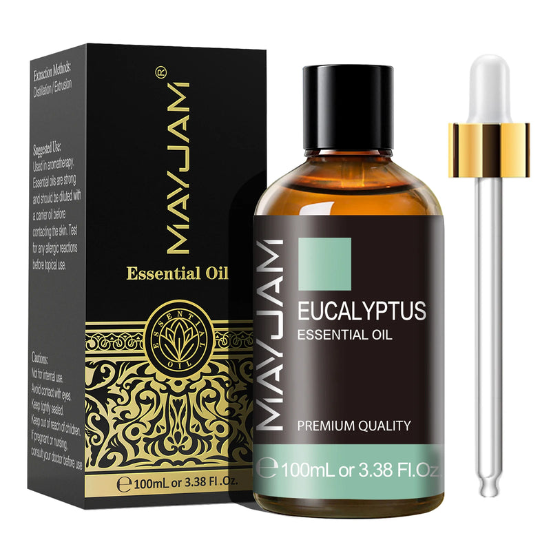 Huile Essentielle 100ml MAYJAM - Lavande Eucalyptus Santal Vanille Pure