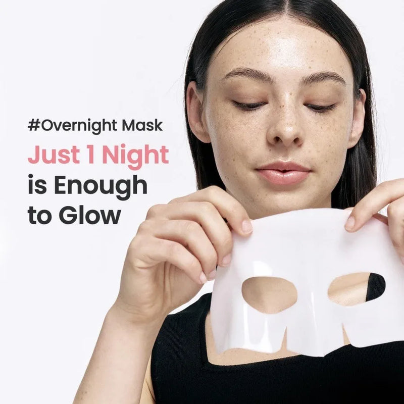 Masque Visage Collagène Bio Nuit - Hydratant Raffermissant Éclat