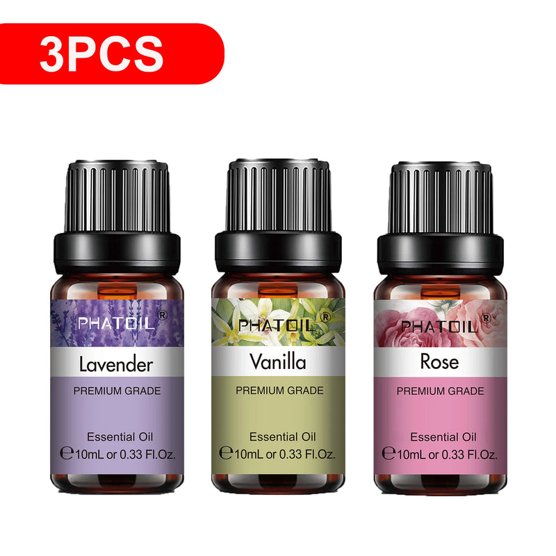 Huile Essentielle 10ml PHATOIL - Lavande Eucalyptus Bergamote Pure