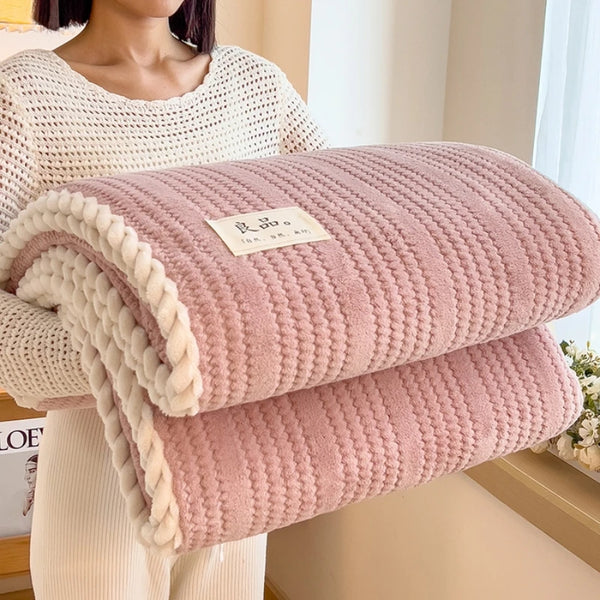 Plaid Hiver King Size 180x200cm - Couverture Chauffante Canapé Lit