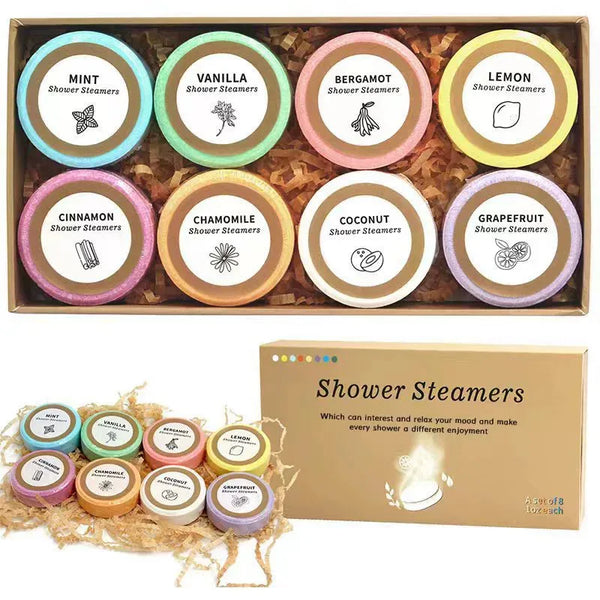 Coffret 8 Bombes de Bain Aromathérapie - SPA Maison Relaxation