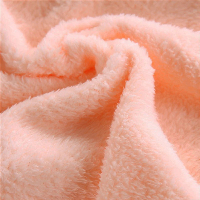 Plaid Flanelle Coral Fleece 230g/m² - Doux Fin Moelleux Canapé Lit